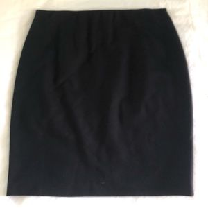 Black Stretch Loft Pencil Skirt